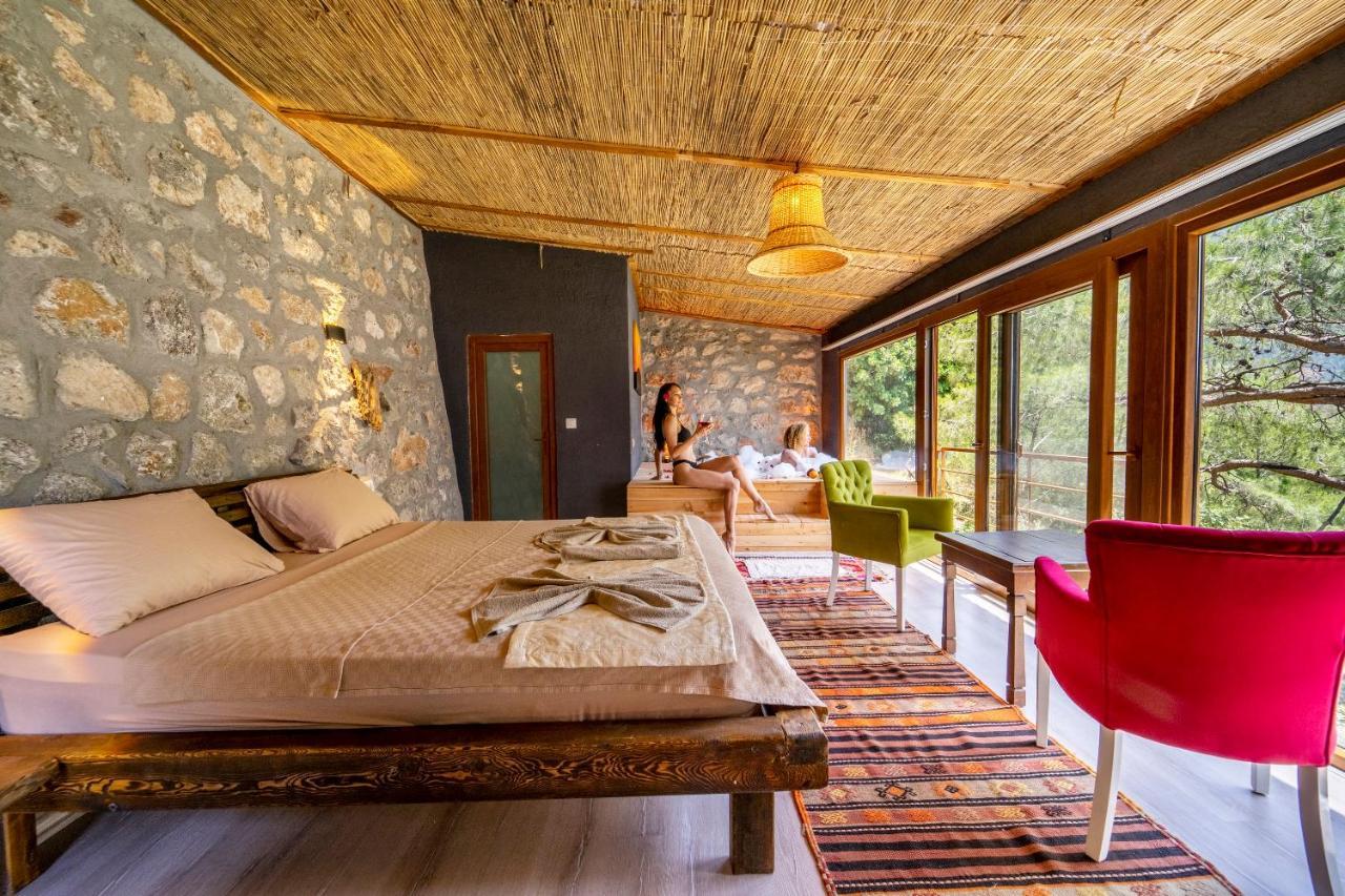 Manzara Bungalow Bed & Breakfast Fethiye Bagian luar foto