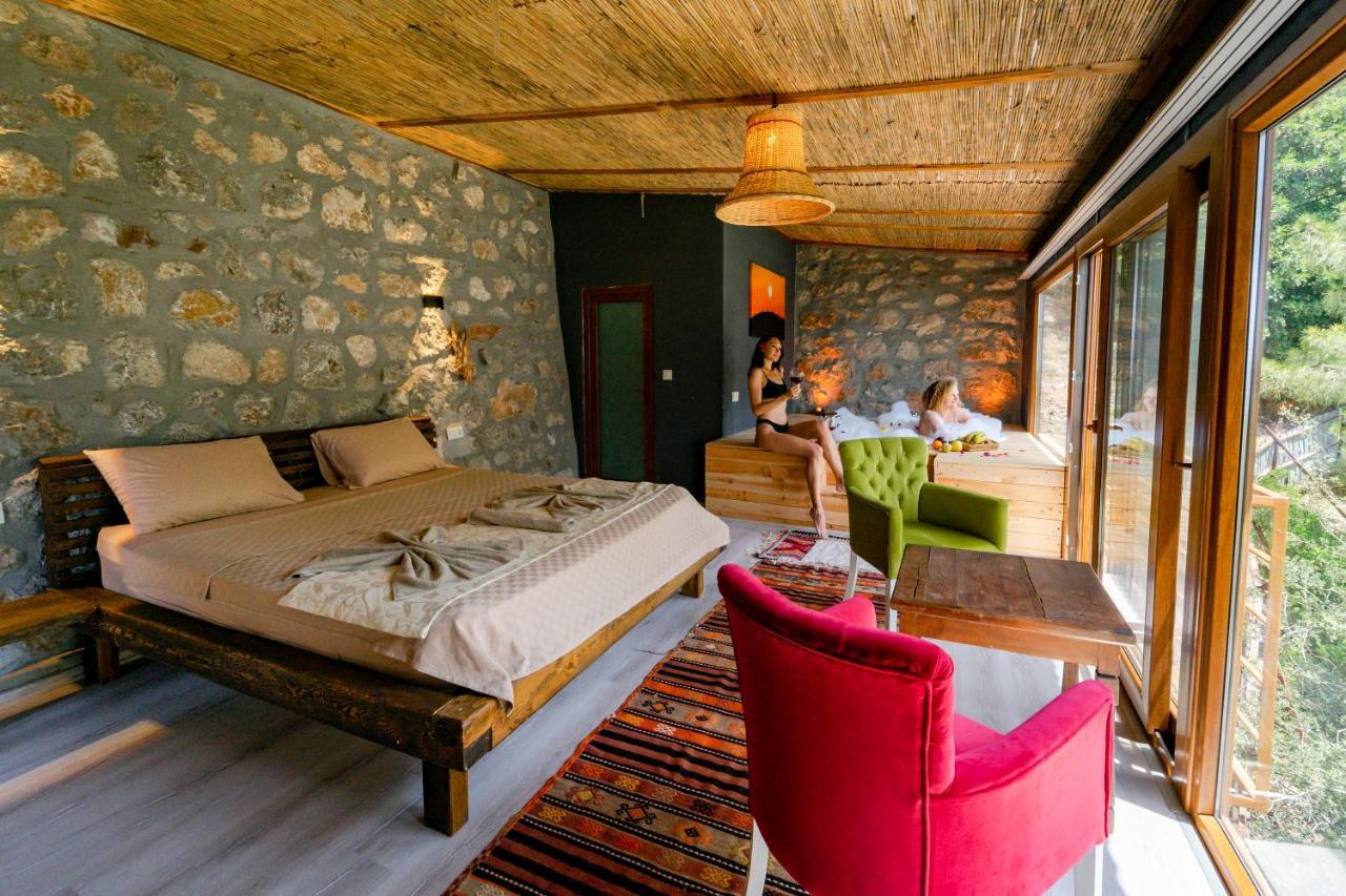 Manzara Bungalow Bed & Breakfast Fethiye Bagian luar foto